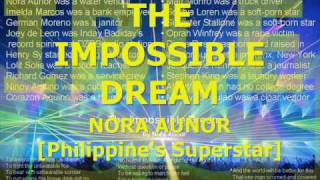 NORA AUNOR  THE IMPOSSIBLE DREAM [upl. by Inga]