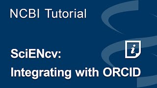 SciENcv Integrating with ORCID [upl. by Adlay]