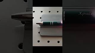 Engraving metal pen with fiber laser 20 W [upl. by Llertnov]