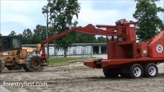 1993 Morbark 3036 Drum Chipper at Forestry First [upl. by Dorrahs369]