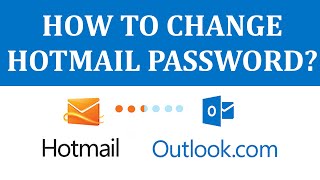 How To Change Hotmail Password  Hotmailcom Password Change Help  Outlook Password Change [upl. by Grane]