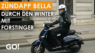 Die Zündapp Bella als GanzjahresRoller mit Forstinger [upl. by Biebel]