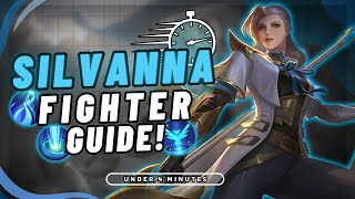 Silvanna EXP Lane Guide in 4 Minutes  MLBB S34 [upl. by Fougere300]