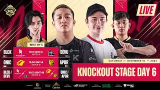 LIVE  DAY 6  M5 World Championship Knockout Stage  ENG [upl. by Notgnimer215]