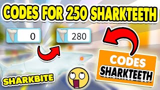 ALL WORKING TEETH CODES SHARKBITE ROBLOX 🦈 SEPTEMBER 2020 CODES OF SHARKBITE [upl. by Donata]