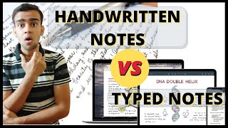 Handwritten Notes vs Typed Notes  Should you take Notes on Paper or on Laptop Scientific Strategy [upl. by Jehoash]