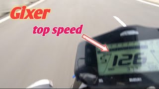 Gixer top speed জিকসার টপ স্পইট 😳 bike foryou topspeed viralvideo [upl. by Ellerey73]