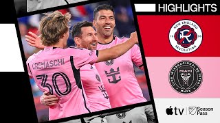 New England Revolution vs Inter Miami CF  Full Match Highlights  April 27 2024 [upl. by Enowtna]