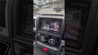 Motorhome Fiat Ducato Gets Wireless CarPlay Android Auto DMX7722DABS [upl. by Eidahs]