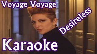 Voyage Voyage Karaoke  Desireless HD [upl. by Shir]