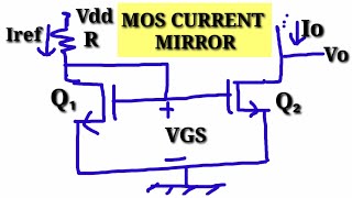 Analog Circuit Lecture 85MOSFET Current Mirror Explained [upl. by Ailasor]