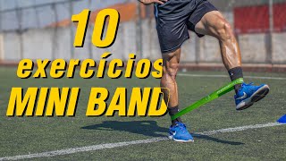 TREINO COM MINI BAND  10 MELHORES EXERCÍCIOS PARA JOGADOR DE FUTEBOL  TREINO DE FUTEBOL [upl. by Colp]