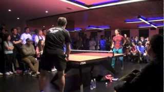 Timo Boll vs Adam Bobrow [upl. by Akiwak]