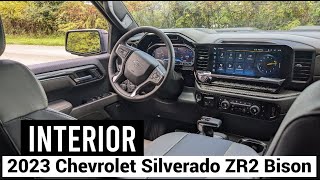 2023 Chevrolet Silverado ZR2 Bison Interior  Detailed Walkthrough [upl. by Ytisahcal]