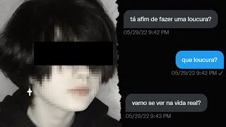 marquei um encontro com uma garota na dark web [upl. by Ynnav347]