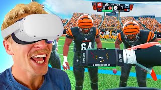 I Tried The NFLs Virtual Reality Game [upl. by Augustine]