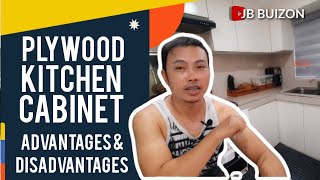 ADVANTAGES AND DISADVANTAGES OF PLYWOOD KITCHEN CABINET  JB BUIZON [upl. by Noevad]