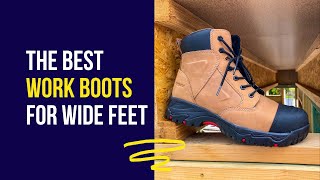 Best Work Boots for Wide Feet  Ergonx Elements Work Boot [upl. by Suzanne]