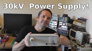 Home Made 30 kV ZVS High Voltage Power Supply and Teardown [upl. by Einafets]