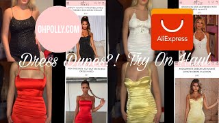 Oh Polly Dress Dupes AliExpress Try On Haul [upl. by Kcirdef]