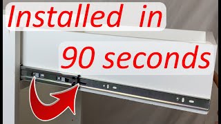 The Ultimate Drawer Slide Installation Jig Accurate fast EASY [upl. by Peggi605]