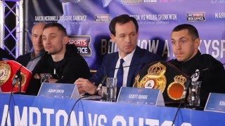 HILLARIOUS  CARL FRAMPTON v SCOTT QUIGG  FULL PRESS CONFERENCE W EDDIE HEARN amp BARRY McGUIGAN [upl. by Purpura]