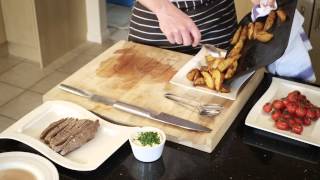 Home Cooking with Chef Craik Bavette Steak [upl. by Domph]