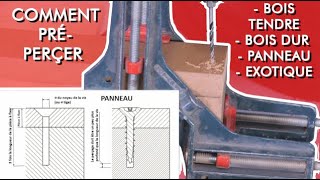 comment pré percer du bois bois dur tendre exotique panneau avec exemples réalisation [upl. by Ahsaetan]