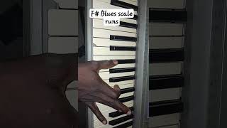 F Blues scale runs and licks F piano tutorial pianotutorial pianolessons musiceducation [upl. by Delphina683]