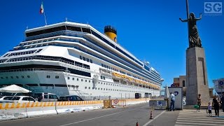 COSTA CONCORDIA  CROCIERA MAGICO MEDITERRANEO  PALERMO 13082011 [upl. by Hamlin854]