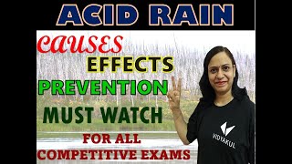 ACID RAIN  CAUSES EFFECTS AND SOLUTIONS [upl. by Pelagia]