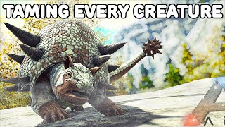 TAMING EVERY CREATURE IN ARK  DOEDICURUS  ARK SURVIVAL EVOLVED EP32 [upl. by Frans70]