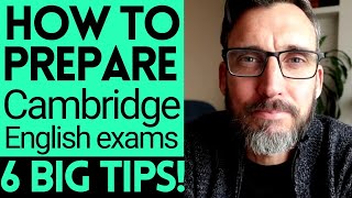 6 ESSENTIAL TIPS FOR CAMBRIDGE ENGLISH EXAM PREPARATION  FCE CAE CPE EXAM ADVICE [upl. by Eanerb]