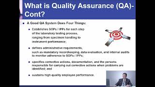 1 Quality Assurance in Clinical Laboratories Lesson 1 [upl. by Reynolds526]