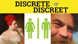 🔵 Discretion Discreet Discrete  Discretion Meaning  Discrete Examples  Discreet in a Sentence [upl. by Aerbas111]