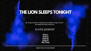 The Lion Sleeps Tonight  Flute Quintet [upl. by Schalles]