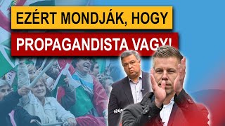 PROPAGANDISTA vagy ÚJSÁGÍRÓ 😵‍💫Lapáttal verné arcon🥴 a kormánypárti sajtómunkás Magyar Pétert [upl. by Narruc294]