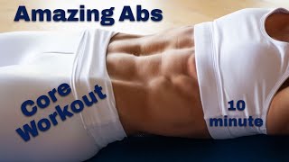 The Best 10 minute No Equipment Abs Workout [upl. by Artap814]