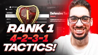 BEFORE PATCH THE BEST RANK 1 META 4231 FORMATION amp CUSTOM TACTICS FOR FC 24 ULTIMATE TEAM [upl. by Aicaca]