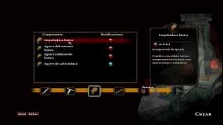 Kingdoms of Amalur Reckoning  Tutorial How to use Blacksmith  Herrería [upl. by Dygal434]