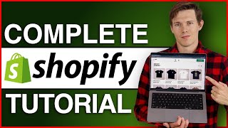 BEST Shopify Tutorial in 2024  Set Up A Profitable Shopify Store StepByStep [upl. by Dnivra43]