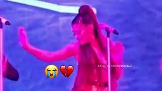 Ariana Grande was crying during thank u next in Pittsburgh the hometown of her ex Mac Miller [upl. by Iphagenia]