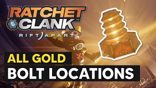 All 25 Gold Bolt Locations  Ratchet amp Clank Rift Apart [upl. by Liek]