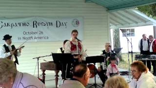 Beata Begeniova sings with Harmonia Band at 7th Annual CarpathoRusyn Vatra [upl. by Hailed]