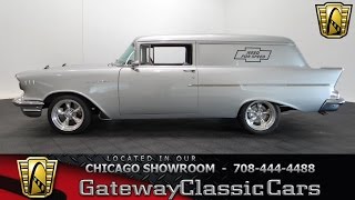 1957 Chevrolet Sedan Delivery Gateway Classic Cars Chicago 1097 [upl. by Nisior267]