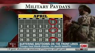 CNN Military pay if shutdown happens [upl. by Annawd928]