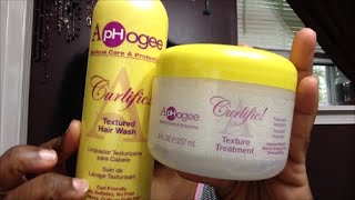 Aphoghee PROTEIN Curlific Textured Hair Wash amp Texture Treatment RELAXED PERM TEXLAX Hair [upl. by Tnemelc832]