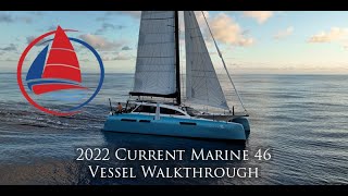 2022 Current Marine 46 Vessel Walkthrough [upl. by Neelrihs]