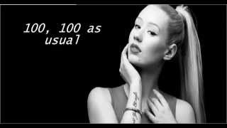 Iggy Azalea  100 Lyricsfeat Watch The Duck [upl. by Malissia604]