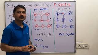 110NonStoicheometric defects 1 Metal excess defect  FCentre 2 Metal deficiency defects [upl. by Haldane416]